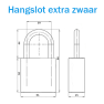 M&C hangslot met Color+ cilinder - SKG***