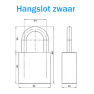 M&C hangslot met Color+ cilinder - SKG***