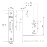 LOOPSLOT NEMEF DM60 133XT22MM 55-60MM STAALVERZ.. LS/RS INCL.SLUITPL.