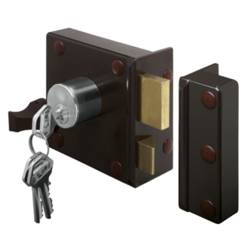 LIPS 1754 oplegslot los - bruin - doornmaat 50 mm - draairichting 1 - SKG**