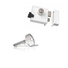 DOM Plu&shy;ra op&shy;leg&shy;slot los - wit - doorn&shy;maat 50 mm - draai&shy;rich&shy;ting 2 - SKG**