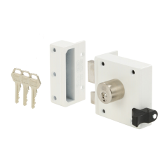 Ne&shy;mef 4154 op&shy;leg&shy;slot los - wit - doorn&shy;maat 50 mm - draai&shy;rich&shy;ting 2 - SKG**