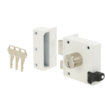 Nemef 4154 oplegslot los - wit - doornmaat 50 mm - draairichting 2 - SKG**