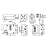 Nemef 4154 oplegslot los - wit - doornmaat 50 mm - draairichting 2 - SKG**