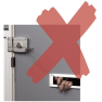 Secu brievenbus beveiliger - Zilvergrijs