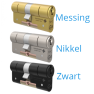 M&C Matrix halve cilinder messing met kerntrekbeveiliging - SKG*** M&C Matrix halve cilinder messing met kerntrekbeveiliging - SKG***