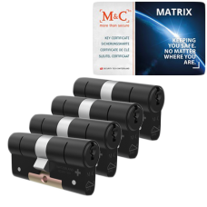 M&C Ma&shy;trix ci&shy;lin&shy;der met kern&shy;trek&shy;be&shy;vei&shy;li&shy;ging (4x) - zwart - SKG***