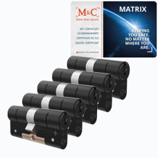 M&C Ma&shy;trix ci&shy;lin&shy;der met kern&shy;trek&shy;be&shy;vei&shy;li&shy;ging (5x) - zwart - SKG***