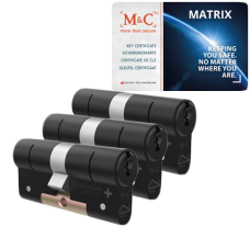 M&C Ma&shy;trix ci&shy;lin&shy;der met kern&shy;trek&shy;be&shy;vei&shy;li&shy;ging (3x) - zwart - SKG***