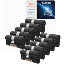 M&C Ma&shy;trix ci&shy;lin&shy;der met kern&shy;trek&shy;be&shy;vei&shy;li&shy;ging (10x) - zwart - SKG***