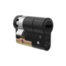 M&C Condor halve cilinder met kerntrekbeveiliging - zwart - SKG*** M&C Condor halve cilinder met kerntrekbeveiliging - zwart - SKG***