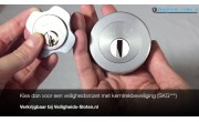 AMI veiligheidsrozet voor oplegsloten met kerntrekbeveiliging (rond)  - SKG***