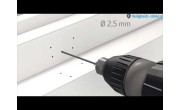 AXAflex 2660-20-56 Securtiy Combi-raamuitzetter - Zwart