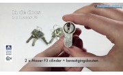 Mauer F3 cilinder met kerntrekbeveiliging (2x) - SKG***