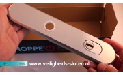 Hoppe Marseille veiligheidsbeslag draaibare knop/kruk F1 PC55 RS met kerntrekbeveiliging (afgerond) - SKG***