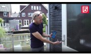 DOM Tapkey Guard Compact Wideline profielcilinder deurbeslag met NFC/BLE - zwart